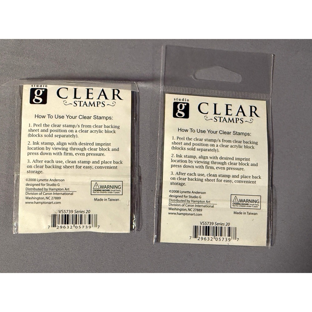 Lot of 11 Clear Stamps Holiday Seasonal Themes Hero Arts Stampology Studio G New - Picture 9 of 15